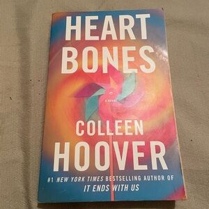 Colorful Heart Bones Book by Colleen Hoover